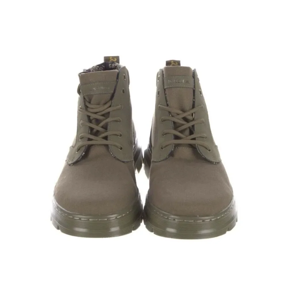dr martens New Air Wair Bonny Olive Broder Canvas Ankle Boots Men’s 9 Womens 10